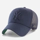Кепка летняя 47Brand New York Yankees Branson B-Brans17Ctp-Nya One Size Темно-синий/Зеленый (191812967671) - изображение 1