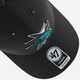 Кепка летняя 47Brand San JOne Sizee Sharks Branson Mesh H-Brans22Ctp-Bk One Size Черный/Зеленый (194602355733) - изображение 2