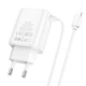 Адаптер сетевой Hoco Lightning Cable Courser dual-port charger C103A |2USB, 2.1A| белый - изображение 3