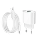 Зарядное устройство Hoco Type-C Cable Fighter single port charger C109A |1USB, 18W/3A, QC| white - изображение 6
