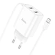 Сетевое зарядное устройство Hoco C103A з кабелем Micro USB Cable Courser Dual-Port Charger 2USB 2.1A White - изображение 6