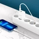 Зарядное устройство BOROFONE Type-C to Lightning Cable Resource charger BA69A |1USB/1Type-C, 20W/3A, PD/QC| white - изображение 8