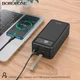 Портативний зарядний пристрій PowerBank Borofone DBT09 з ліхтариком 60000мАг Чорний - зображення 8