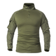 Тактическая рубашка Lesko A655 Green 2XL (38р.) кофта с длинным рукавом армейская - изображение 2