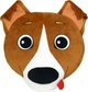 Подушка декоративна WP Merchandise пес Патрон 34 см (FWPATRONPI22WTBN2) - изображение 1