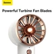 Вентилятор Baseus Flyer Turbine Handheld Fan High Capacity 4000mAh Type-C Output Line |17H, 2A| - зображення 6
