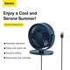 Вентилятор Baseus Serenity Desktop Fan |3W|blue - зображення 6