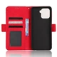 Чехол-книжка с кармашками Deexe Wallet Stand для BlackView Oscal C80 - Red - изображение 5