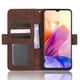 Чехол-книжка с кармашками Deexe Wallet Stand для BlackView Oscal C80 - Brown - изображение 3
