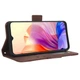 Чехол-книжка с кармашками Deexe Wallet Stand для BlackView Oscal C80 - Brown - изображение 4