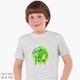 Детская футболка для мальчиков Рик и Морти (Rick and Morty) (25186-1240-46) 134-140 см Хлопок Серый - изображение 1