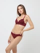 Комплект белья Implicite 41864 75B/M Бордовый (2500000010156) - изображение 3