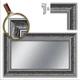 Настенное зеркало в раме "Imperiale Chrome" 80x100 - изображение 1