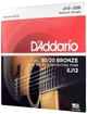 Струни для акустичної гітари D'Addario EJ12 80/20 BRONZE MEDIUM 13-56 - зображення 2