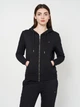 Толстовка на молнии с капюшоном женская Tommy Hilfiger 10969 L (46) Черная - изображение 1