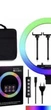 Светодиодная кольцевая лампа RGB MJ 18 см для фото с держателем для телефона - изображение 5