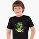 Дитяча футболка для хлопчиків Майнкрафт (Minecraft) (25186-1709-11) 146-152 см Бавовна Чорна - зображення 1