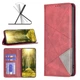 Чохол-книжка з кишеньками UniCase Geometric Pattern для Motorola Edge 40 - Red - зображення 6