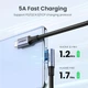 Kabel Ugreen US334 USB-C 2.0 aluminiowy 1 m Czarny (UGR-70643) - obraz 4