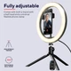 Селфи-лампа LED кольцо со штативом Trust Maku Ring Light Vlogging 25.4см - изображение 5