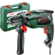 Дриль ударний Bosch UniversalImpact 800, Kickback control, Bosch Speed Preselection, однокулачковий патрон з функцією Autolock , регулятор швикості, валіза (0603131120) - зображення 1