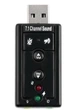 Внешняя звуковая карта USB 7.1 3D Адаптер (669931232) Черный - изображение 6
