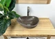 Накладная раковина из камня в ванную 44х32 см CA.1.32 серая - изображение 3