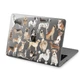 Чехол пластиковый для Apple MacBook Air 13 M2 M3 M4 M5 2022-2026 (Собаки паттерн) A2681/A3113/A3240/A3449 макбук эйр 13.6" аир - изображение 8