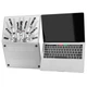 Чехол пластиковый для Apple MacBook Neo 13 (A18 Pro) 2026 (Ножи и лица, комикс) A3404 макбук нэо 13" inch - изображение 2