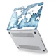 Чохол пластиковий для Apple MacBook Pro 14 M1 M2 M3 M4 M5 2021-2026 (Синя акварель) A2442/A2779/A2918/A2992/A3401/A3112/A3185/A3434/A3426/A3427 макбук - изображение 2