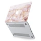 Чехол пластиковый для Apple MacBook Neo 13 (A18 Pro) 2026 (Розовый мрамор) A3404 макбук нэо 13" inch - изображение 2