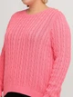 Свитер Lands End 211016-040 XL (22525XL) Розовый - изображение 3