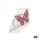 Кольцо бабочка "Unique Butterfly", розовое серебро - изображение 1