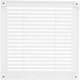 Вентиляционная решетка AIRROXY 200х200 White накладная белая (02-319) - изображение 4