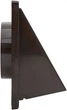 Вентиляційна решітка AIRROXY 02-371BR Brown регульована 80-150 мм зі зворотним клапаном - зображення 3