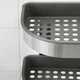 Кутова настінна полиця IKEA BROGRUND 19х58 см нержавійка (304.089.79) - изображение 3