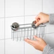 Полиця кутова з присоскою IKEA KROKFJORDEN 20х11 см оцинкована (304.540.04) - изображение 5