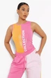 Боди-майка Boohoo розовый з оранжевым 9736 L (46) - изображение 1