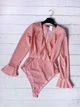 Боди-блуза&nbsp;в горошек Boohoo Розовый (10272 M/44) - изображение 5