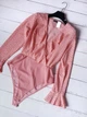 Боди-блуза&nbsp;в горошек Boohoo Розовый (10272 M/44) - изображение 6