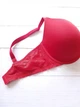 Бюстгальтер Victoria`s Secret красный с гипюром сзади А-127 36DD/80E - изображение 4