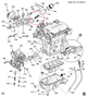 Клапан корпуса масляного фильтра Opel 1.6L-1.8L 5541525 93186324 55353322 12992593 3C3Z6800A KL5541525 - изображение 6