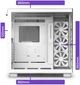 Корпус NZXT H Series H9 Flow Edition Chassis All White (CM-H91FW-01) - изображение 9