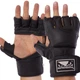 Перчатки рукопашные для смешанных единоборств кожаные MMA VL-6670 (р-р XL, черный) - изображение 1