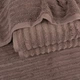 Рушник махровий GM Textile 50x90см Преміум якості Зеро Твіст 550г/м2 (Шоколад) - зображення 4