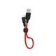 Кабель Hoco Plus Silicone Charging Data Cable For Type-C (L=0.25M) (X21) Black&Red - зображення 1