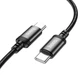 Кабель Hoco Radiance 60W Charging Data Cable For Type-C To Type-C (L=3M) (X91) Black - изображение 4