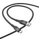 Кабель Hoco X72 Creator silicone charging data cable для Type-C Black - изображение 3