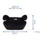 Автокресло-бустер Capsula JR4 Pantera Black - изображение 7
