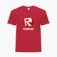 Детская футболка для мальчиков Роблокс (Roblox) (25186-1708-4) 134-140 см Хлопок Красный - изображение 4